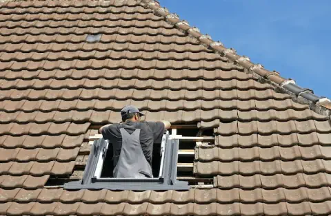Pose de velux - Beauvoir-en-Lyons